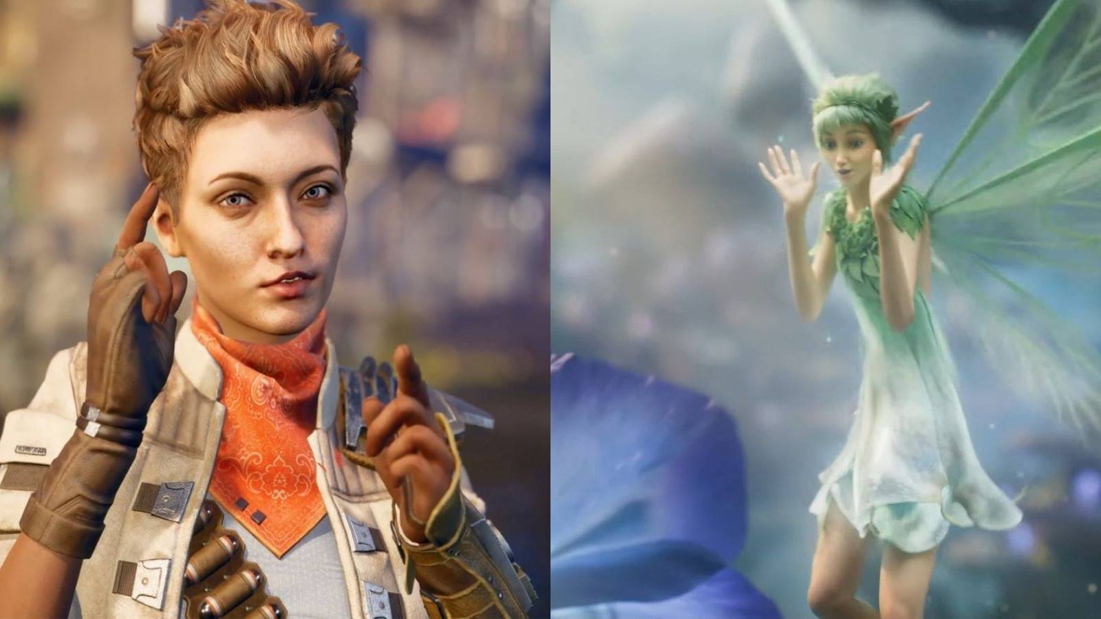 Outer Worlds and Fable combined art