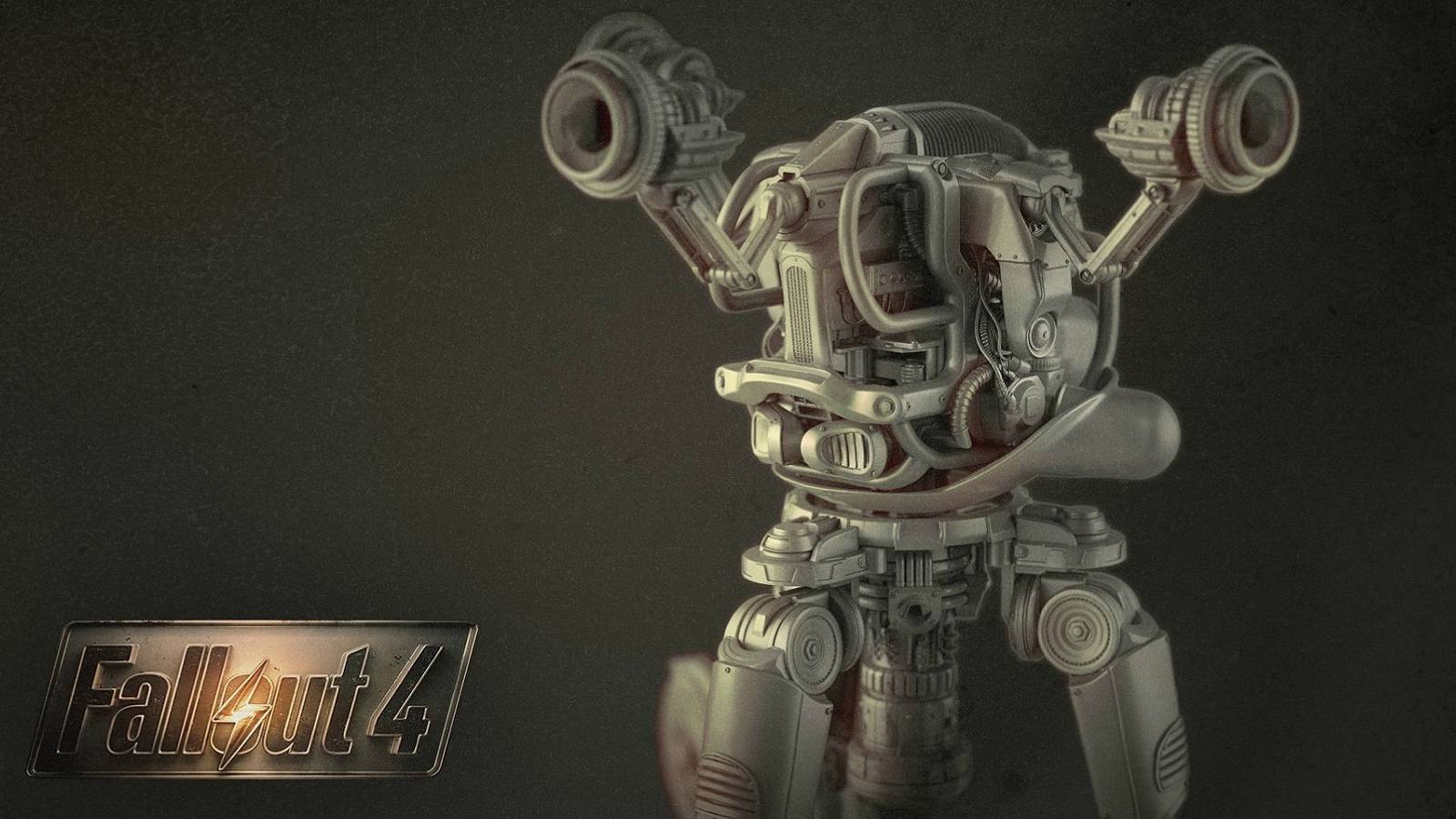 Image from Fallout 4 showing a more bare Mr. Handy robot.