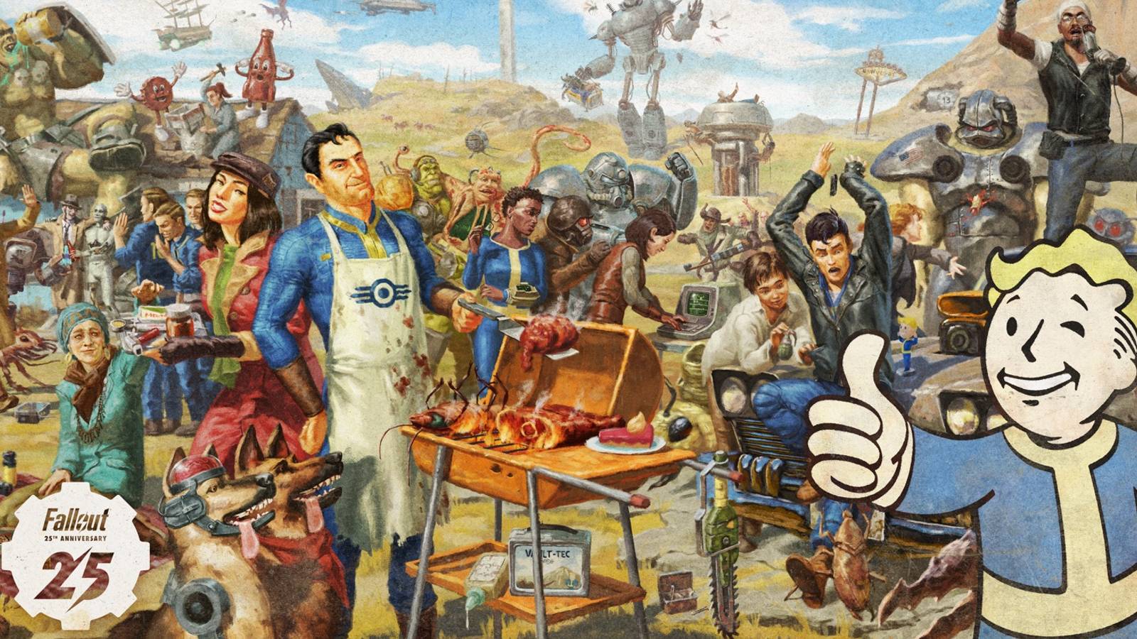 fallout 25th anniversary art piece mural