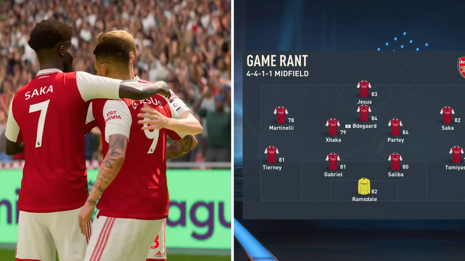 FIFA 23: The Best Formation & Starting 11 for Arsenal
