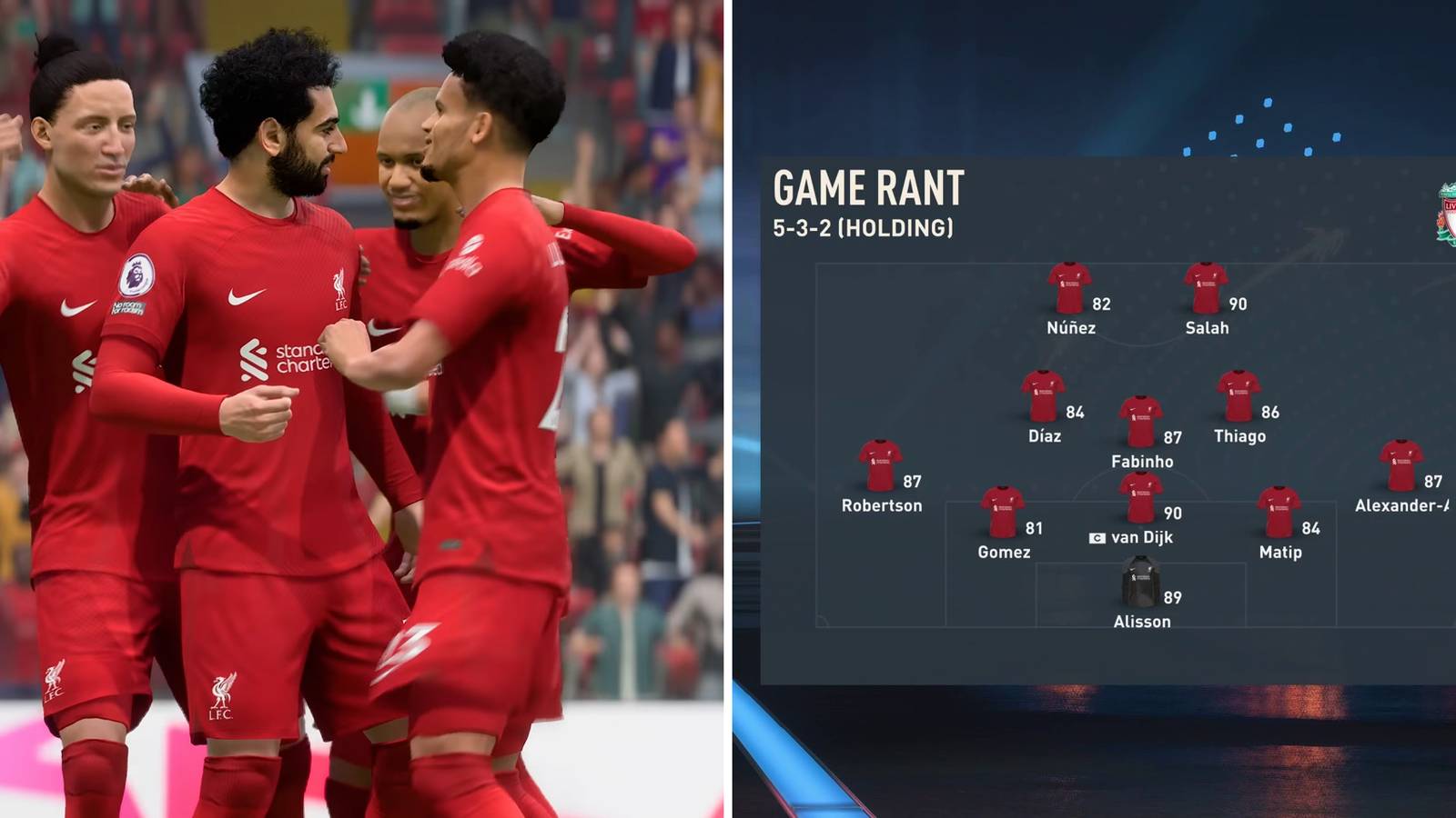 FIFA 23: The Best Formation & Starting 11 for Liverpool
