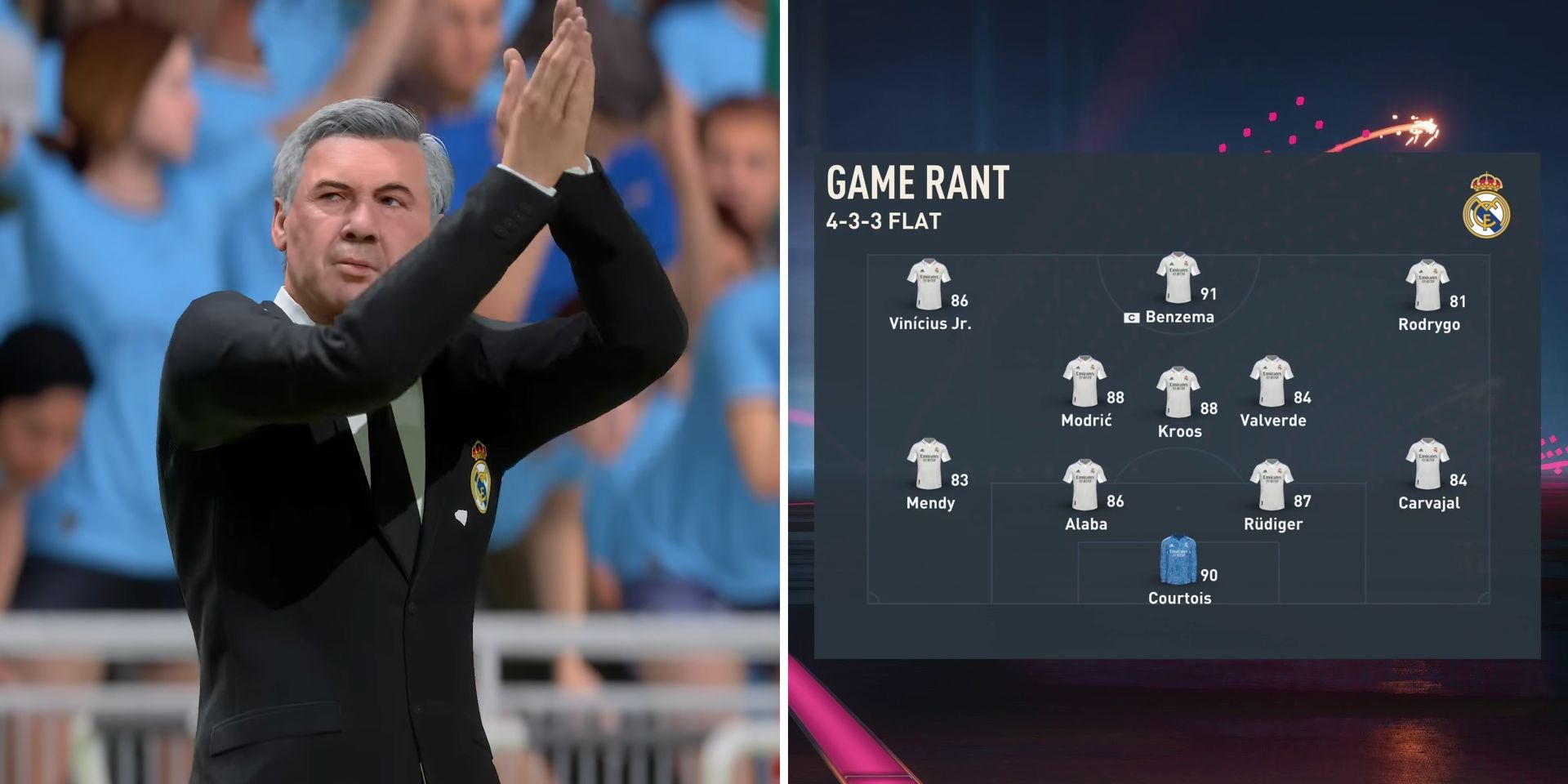 FIFA 23: лучшая схема и стартовый состав 11 для «Реала»