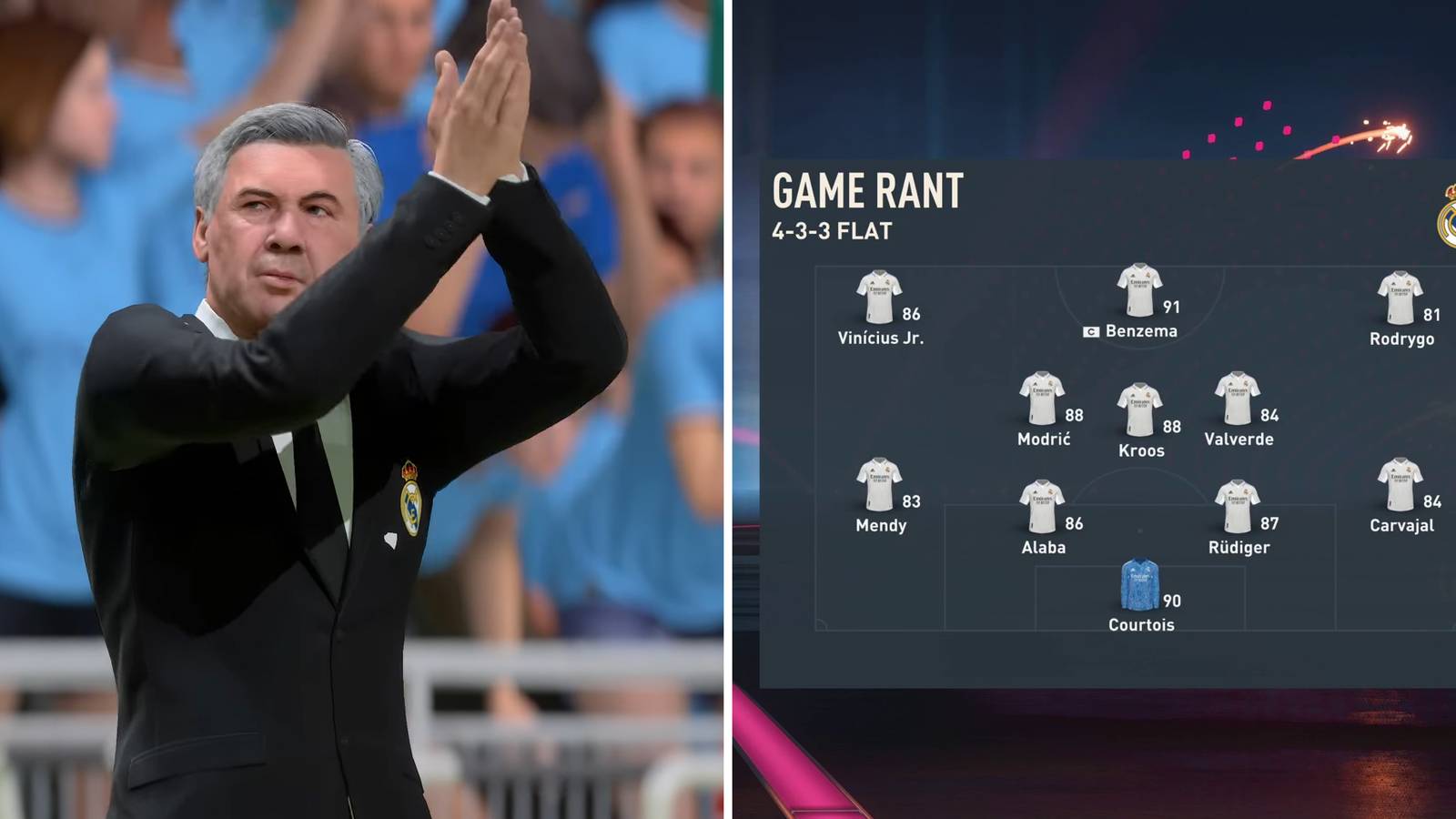 FIFA 23: The Best Formation & Starting 11 for Real Madrid