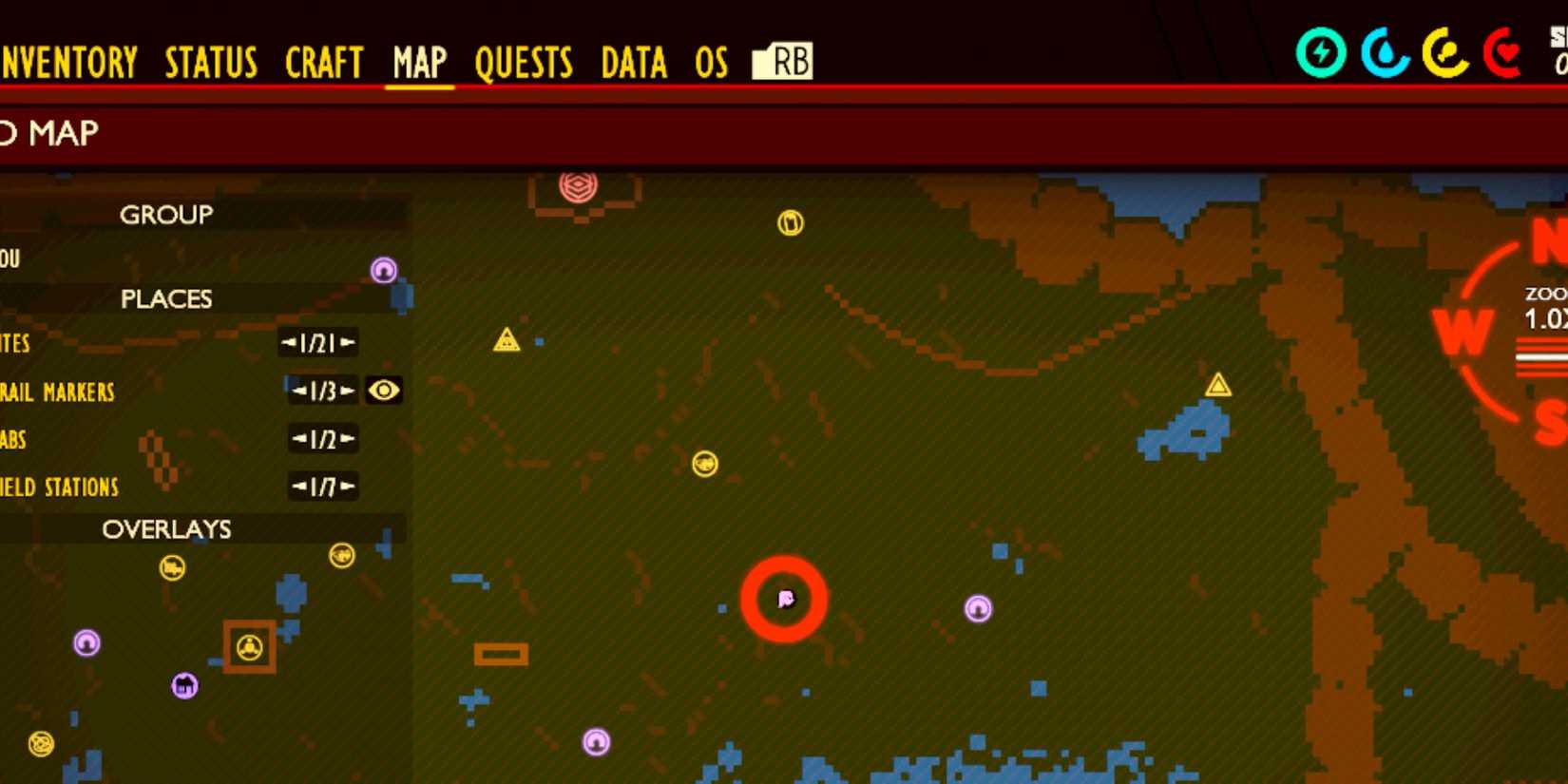 Map Location Of Blocked Acorn Tunnel Entrance Requiring Explosives In Grounded