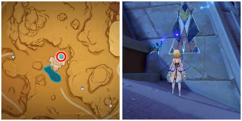 first location of two murals in genshin impact