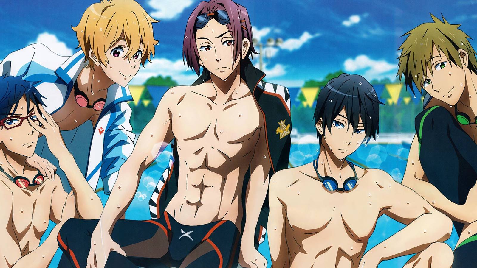 Free! Iwatobi Swim Club characters.