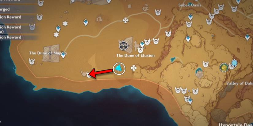 genshin impact glinting component location five - underground ruin