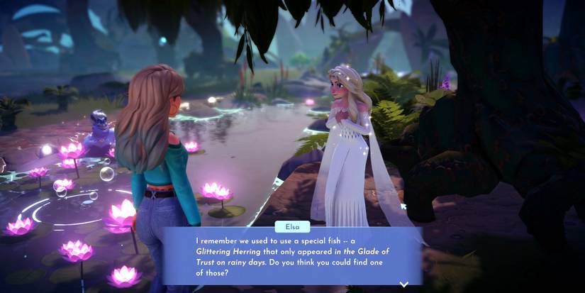 glittering herring location in disney dreamlight valley