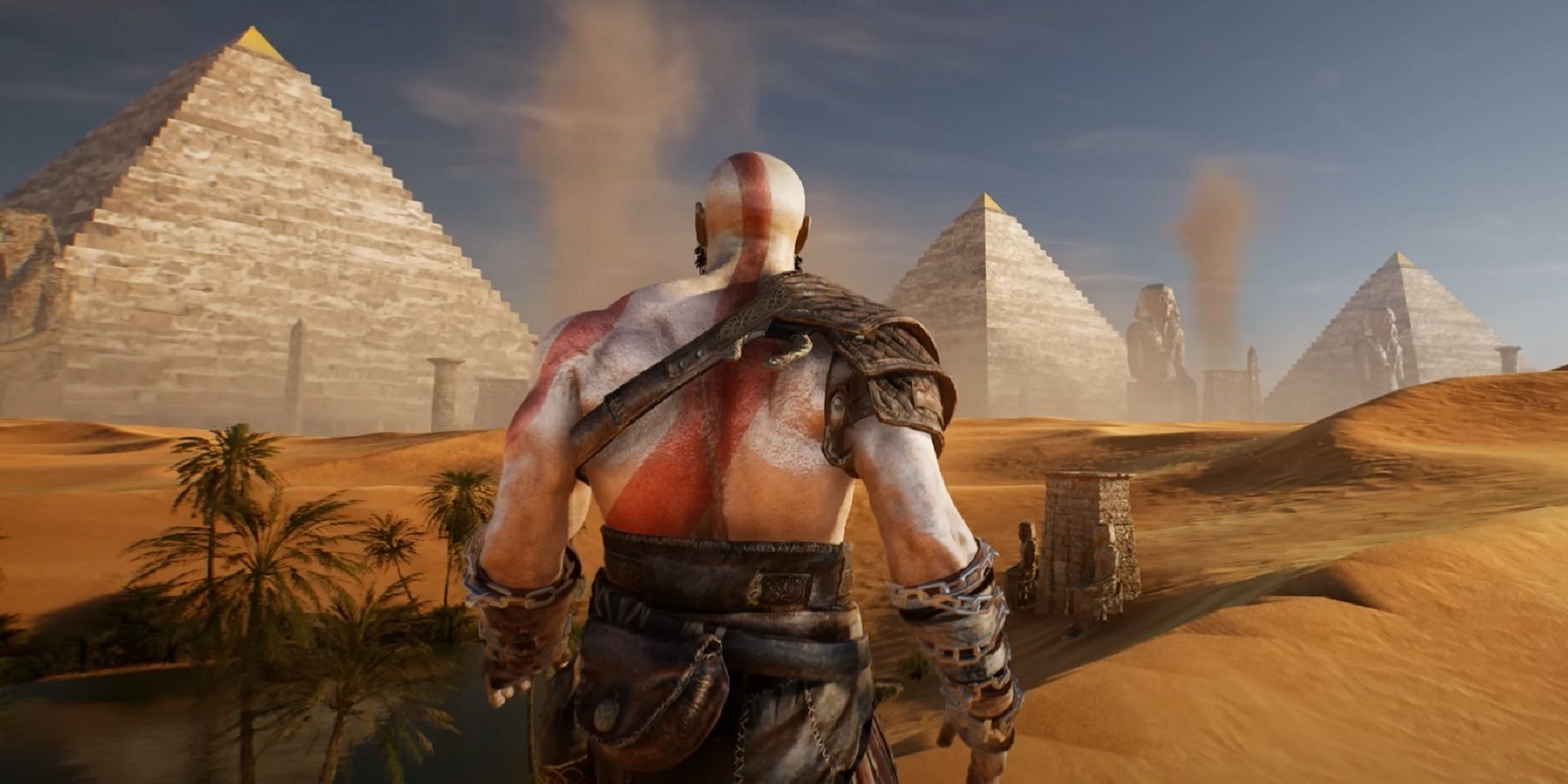 god of war kratos ancient egypt pyramids