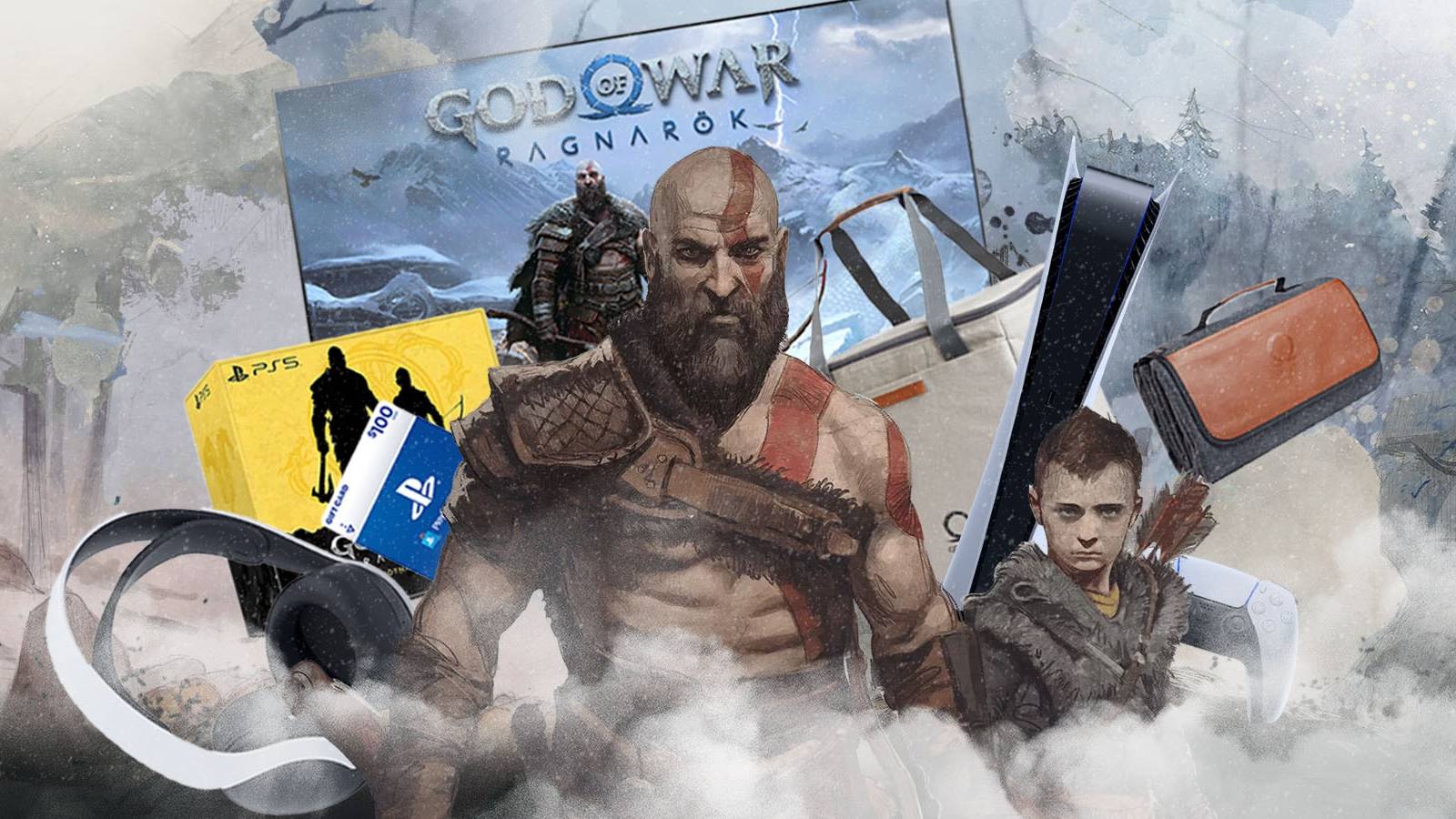 god of war ragnarok giveaway items