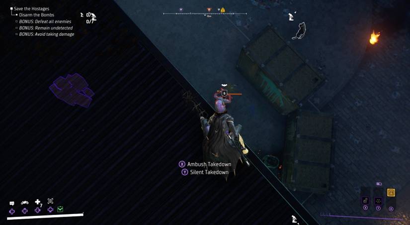 gotham knights stealth gameplay