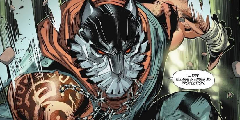 grey wolf fighting batman incorporated