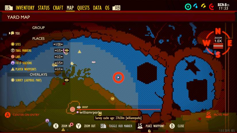 grounded mossy key location