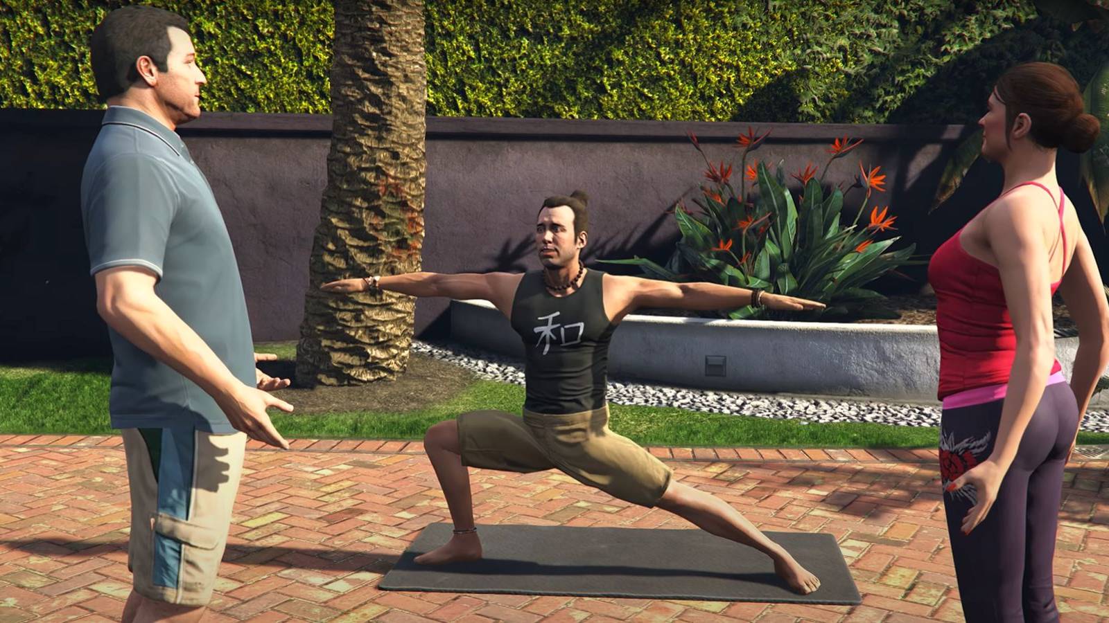 gta 5 did somebody say yoga michael