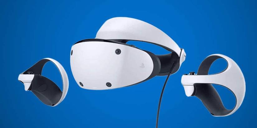 ps vr headset and controllers