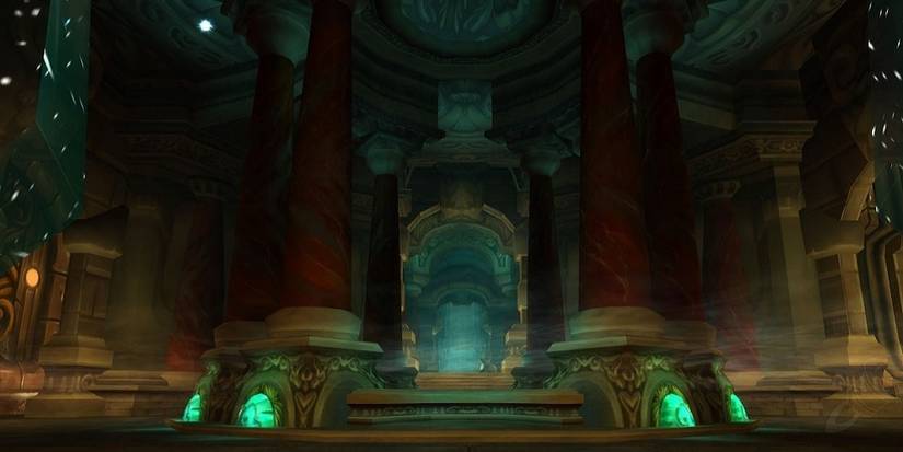 inside the Halls of Stone entrance