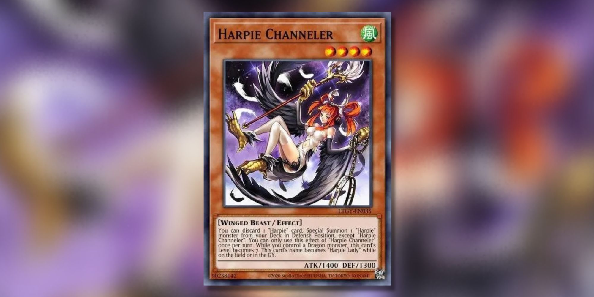 Yu-Gi-Oh card Harpie Channeler