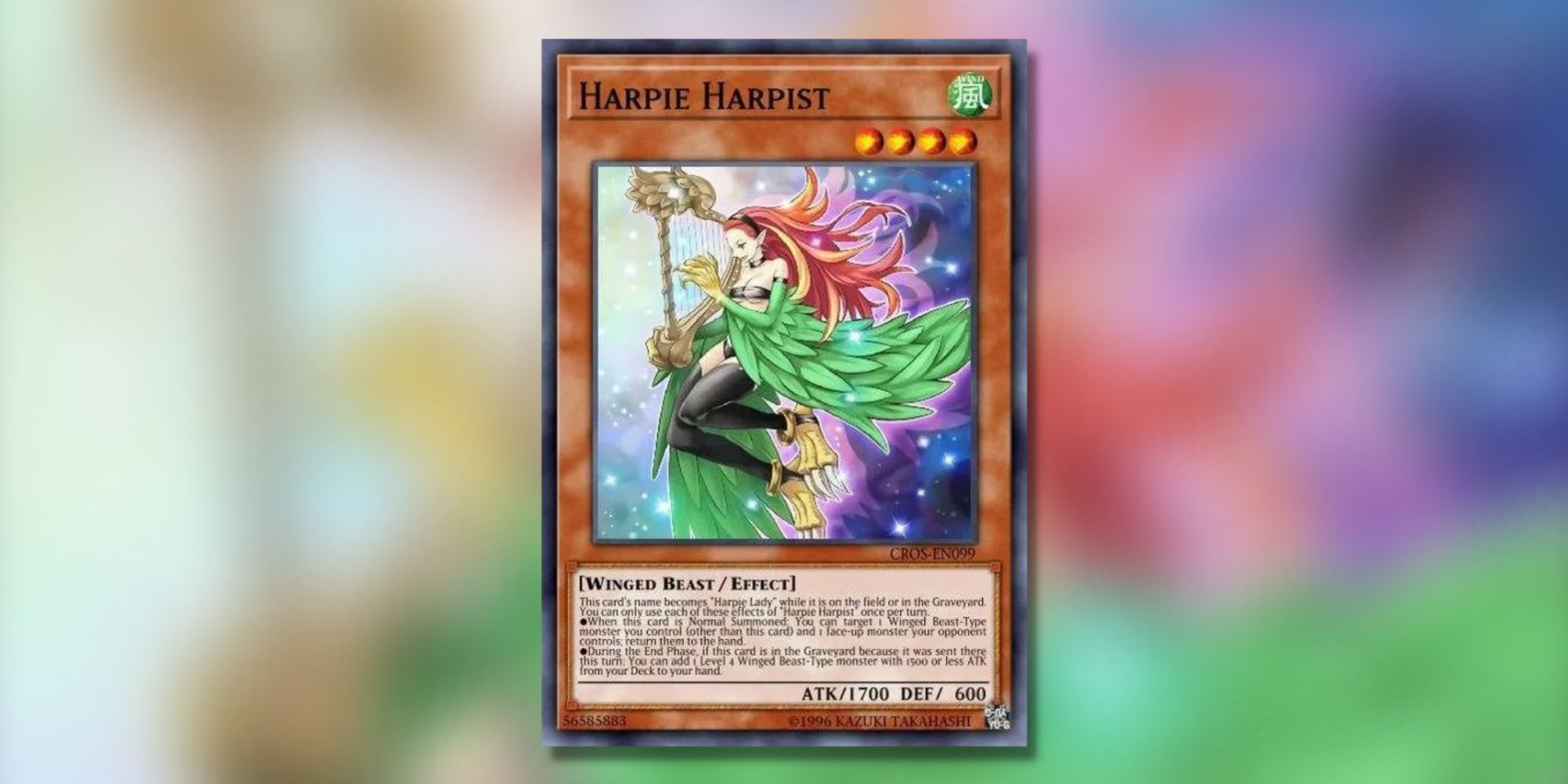 Yu-Gi-Oh card Harpie Harpist