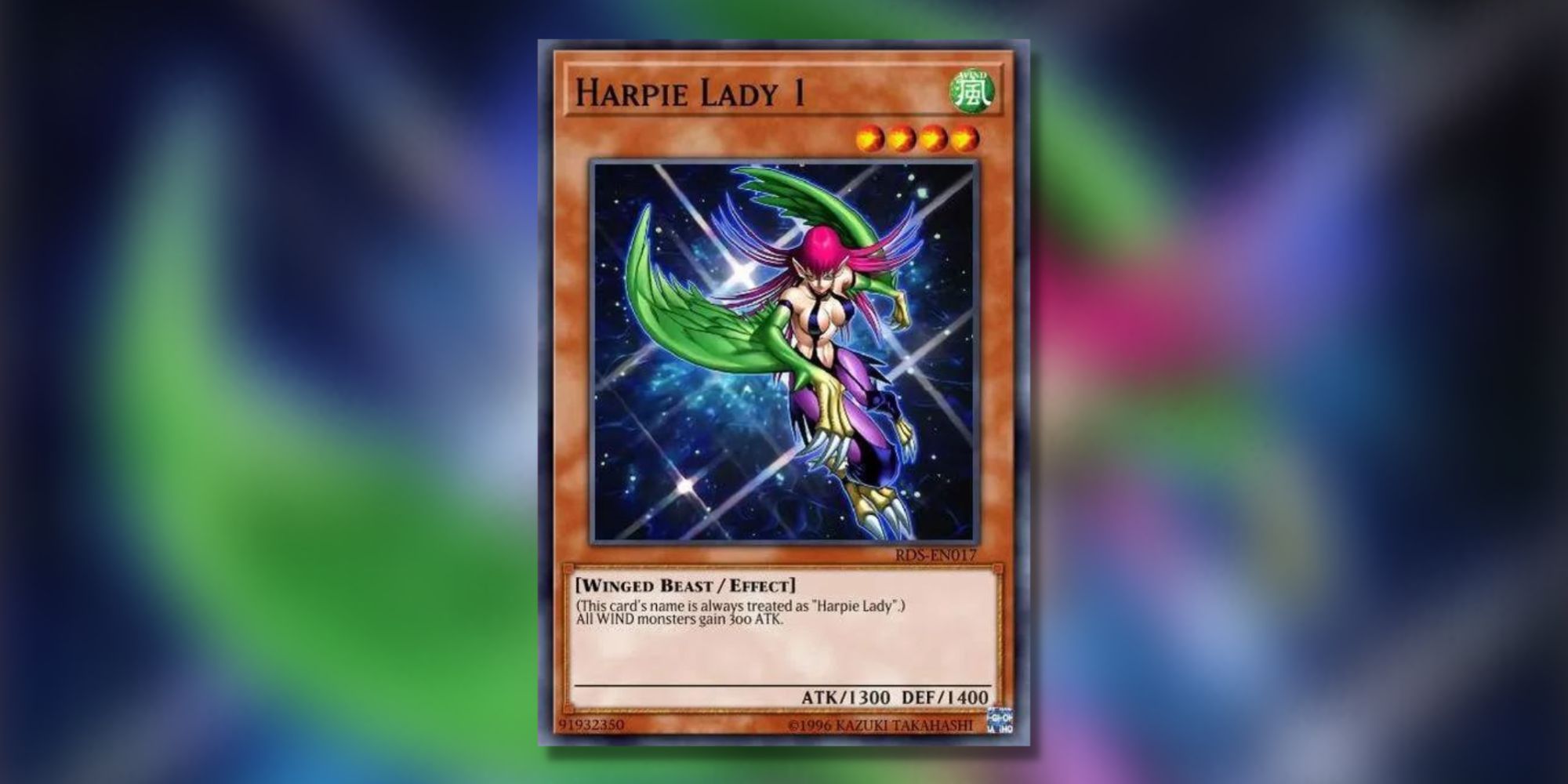 Yu-Gi-Oh card Harpie Lady 1