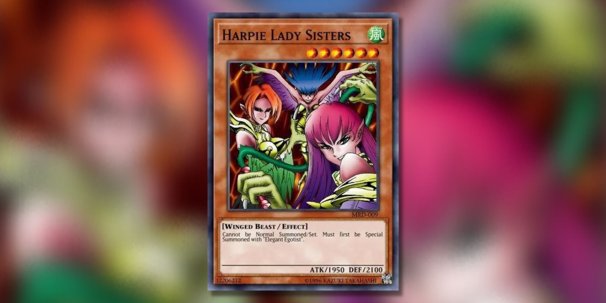 Yu-Gi-Oh Card Harpie Lady Sisters