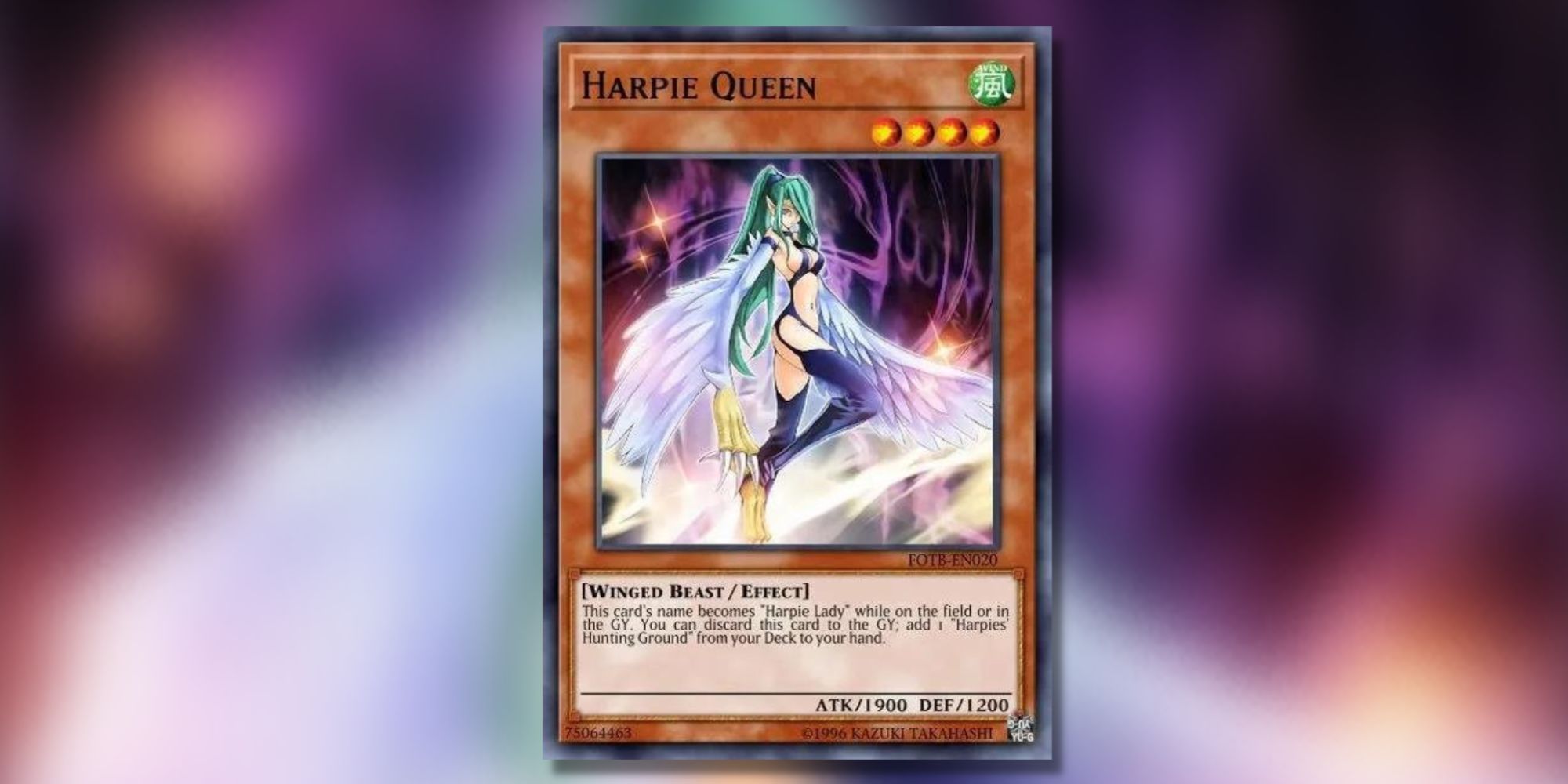 Yu-Gi-Oh card Harpie Queen
