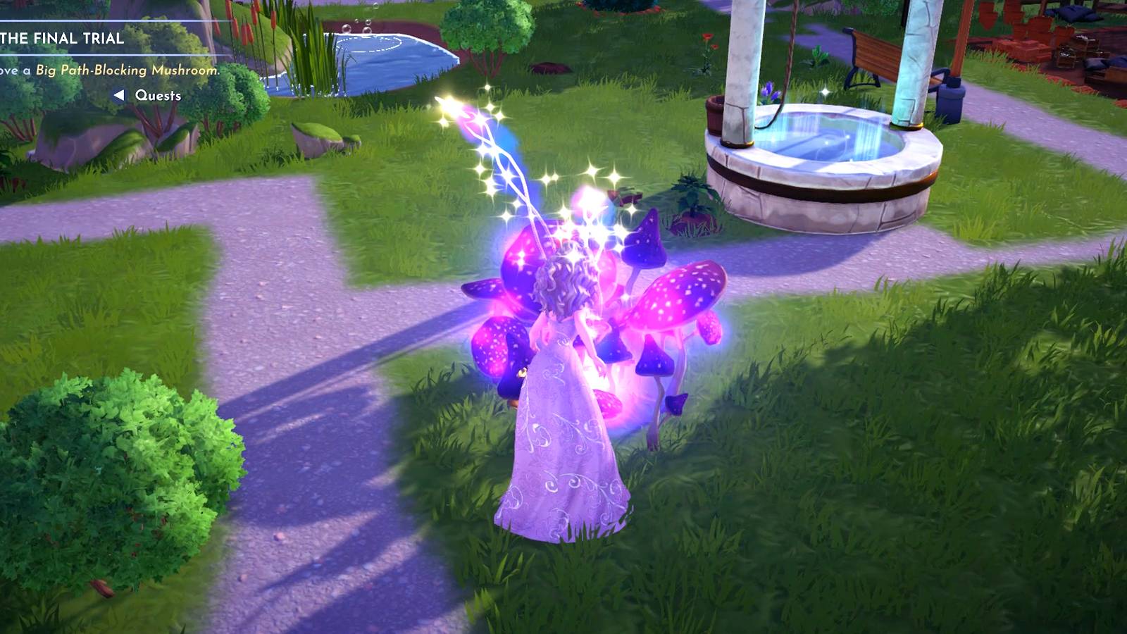 how to get falling water in disney dreamlight valley