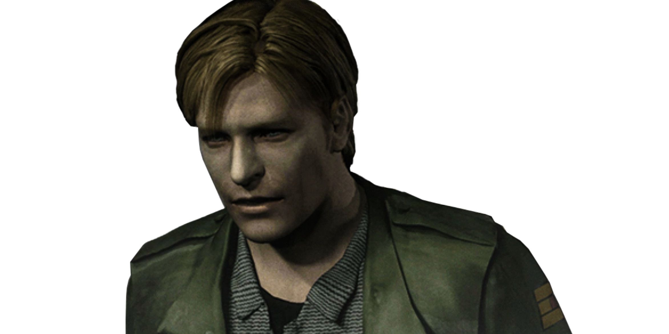 A headshot of James Sunderland the protagonist of Silent Hill 2