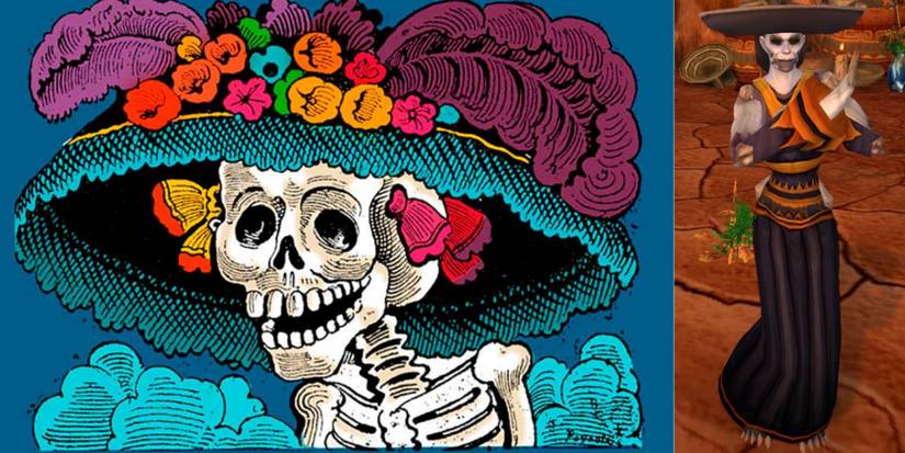 la catrina and WoW catrina day of the dead