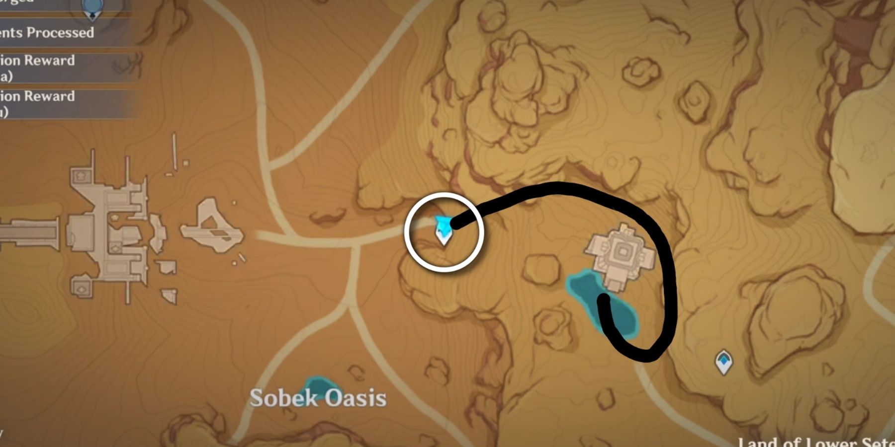 large obelisk location-2-abdju pit in genshin impact