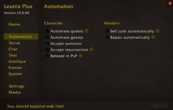 leatrix plus automation