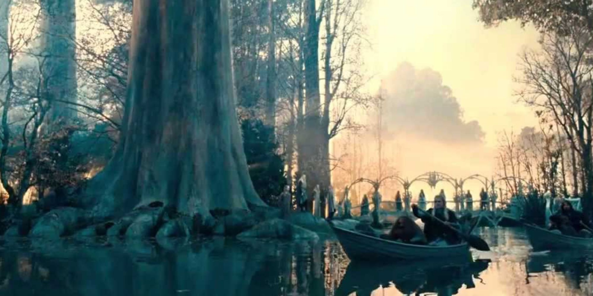 leaving lothlorien fellowship of the ring lotr