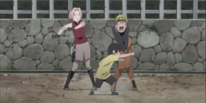 leo-punch naruto's gonads in naruto shippuden