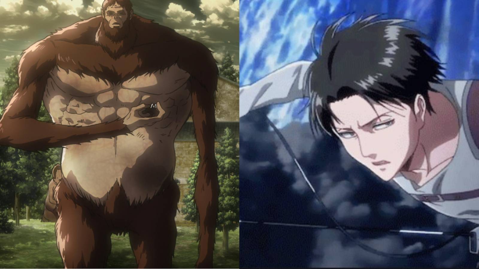 levi and beast titan