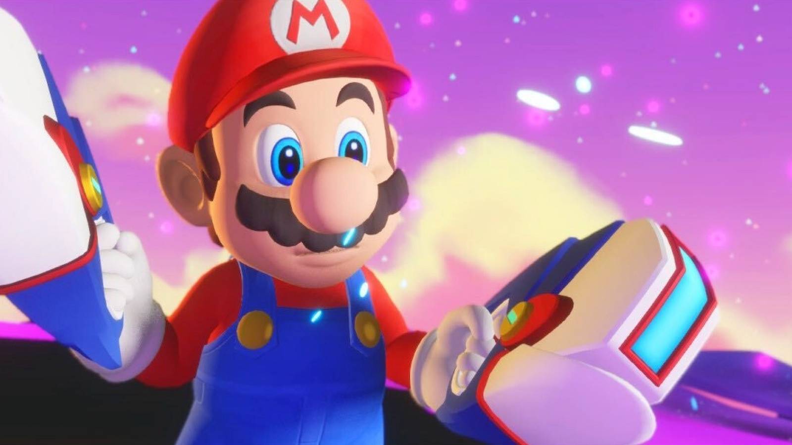 mario rabbids sparks of hope mario looking at guns