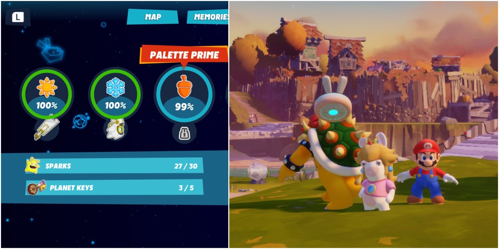 mario rabbids sparks of hope palette prime 100 percent completion