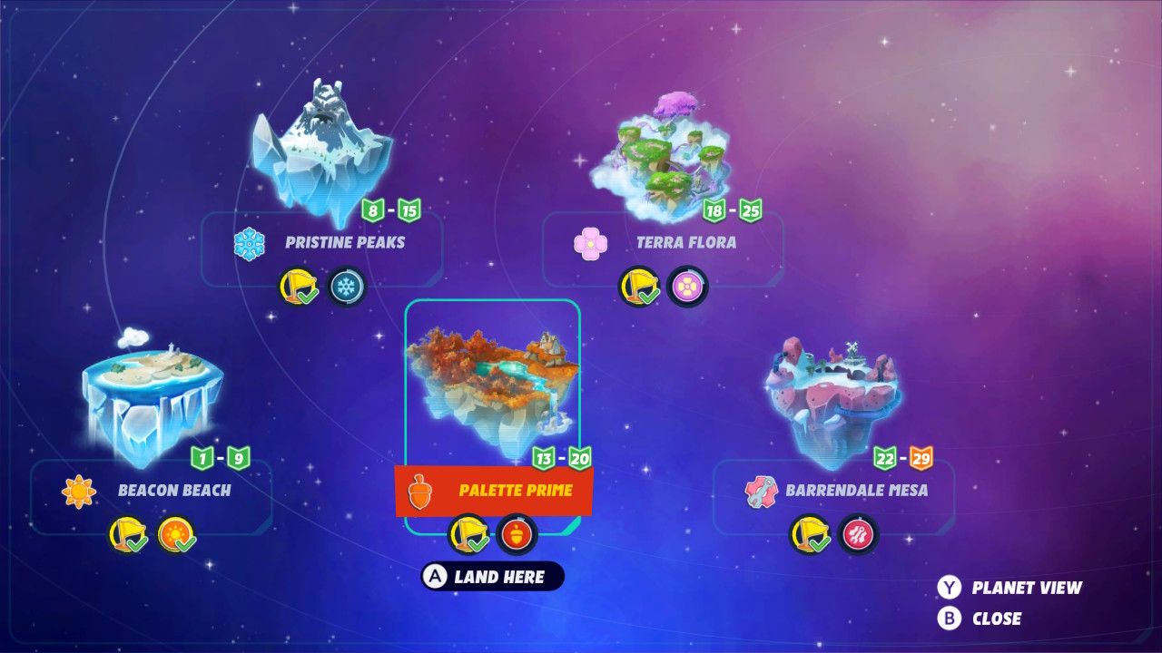 mario rabbids sparks of hope planets