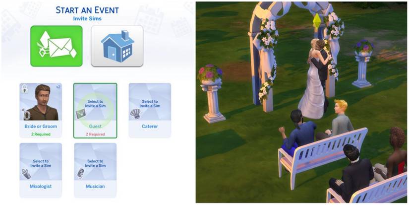 starting marriage event in-game