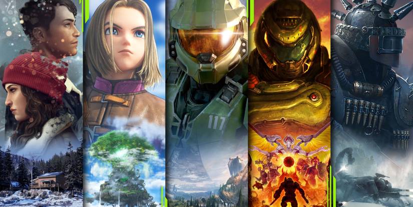 xbox game pass games including doom and dragon quest 11
