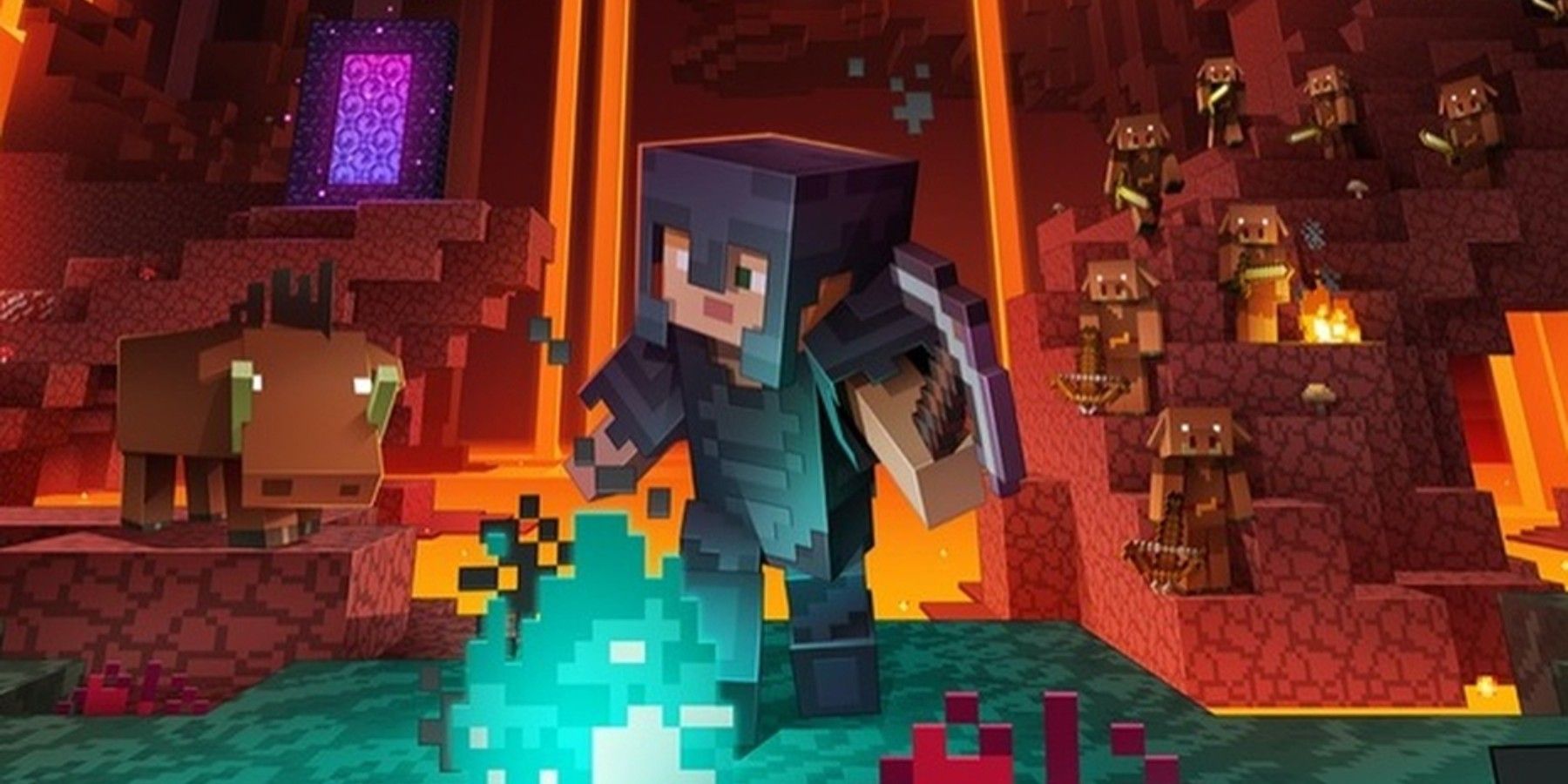 Обложка обновления Minecraft-Nether