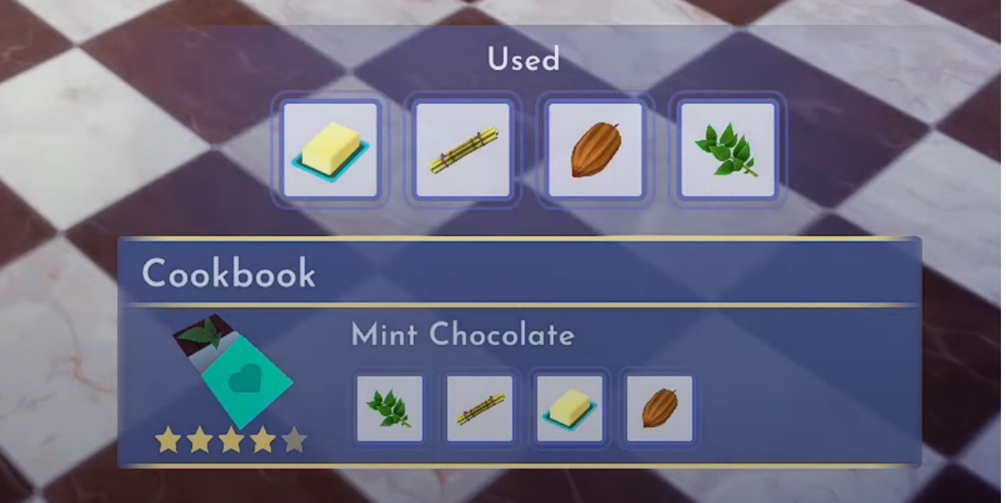 recipe for mint chocolate