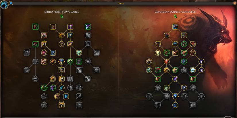 mythic+ guardian druid talents