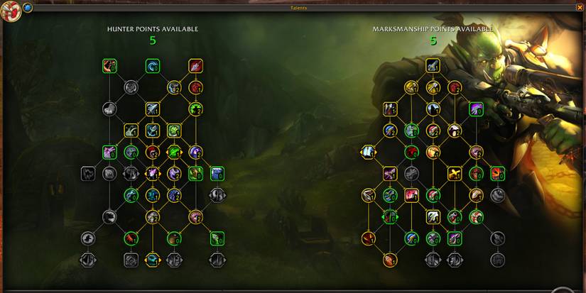 mythic+ marksmanship hunter talents