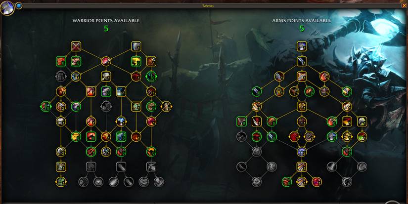 mythic+arms warrior talents