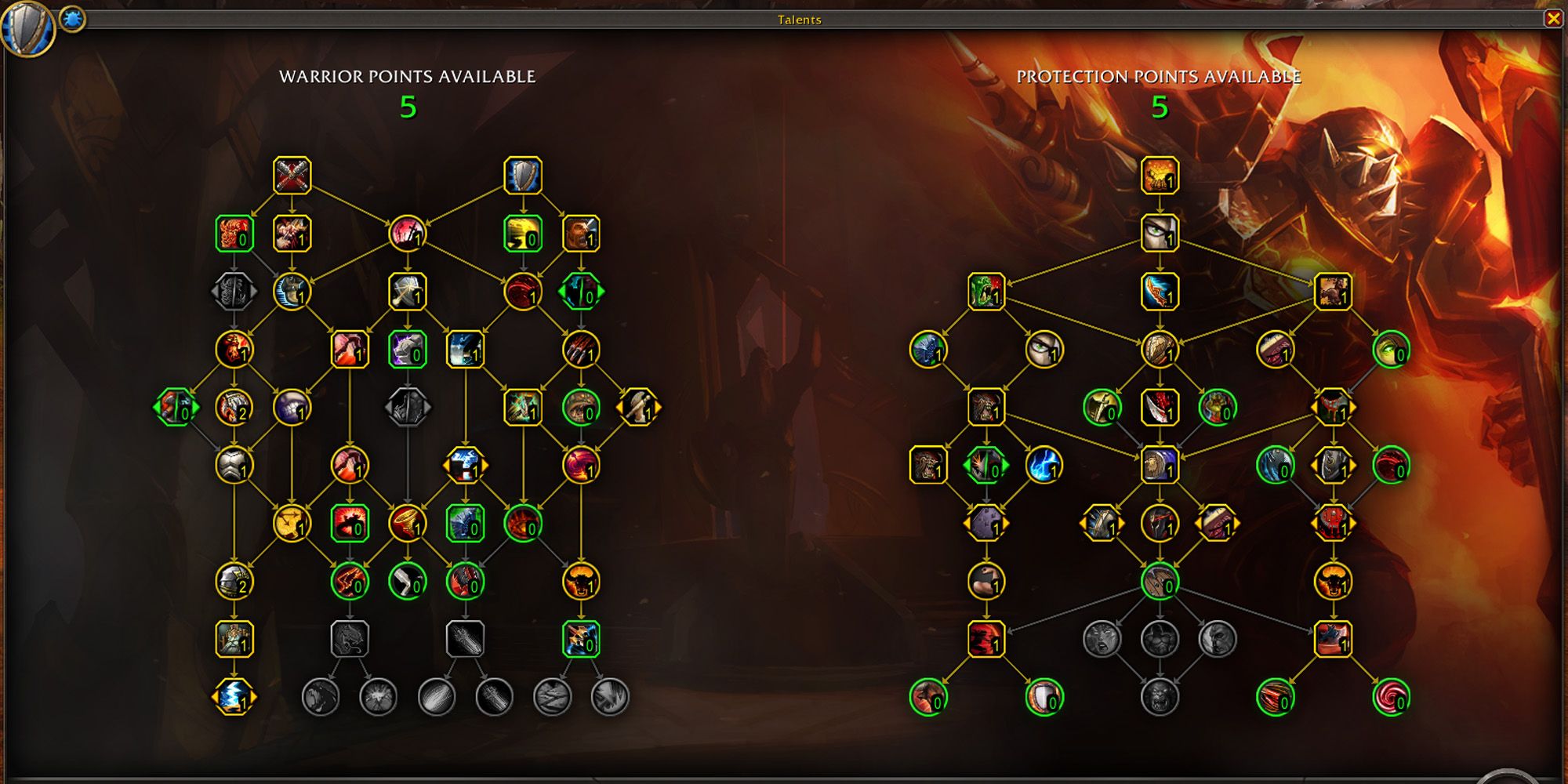 mythic+protection warrior talents