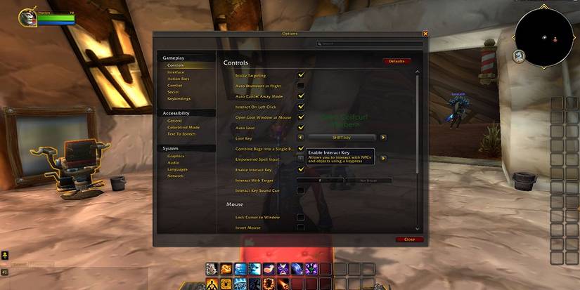 Dragonflight new accessibility options