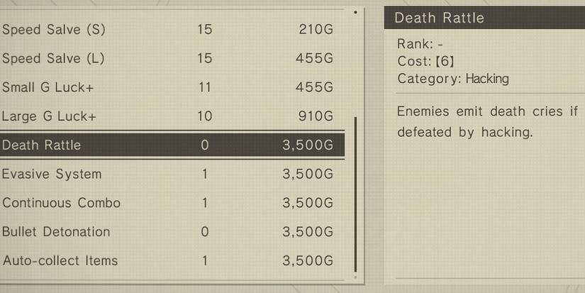 The Death Rattle from Nier Automata.