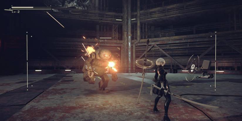 nier automata end of yorha edition attack with bullets