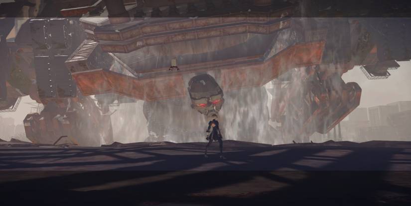 nier automata end of yorha switch wet staredown