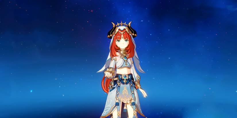 nilou extending her hand in genshin impact