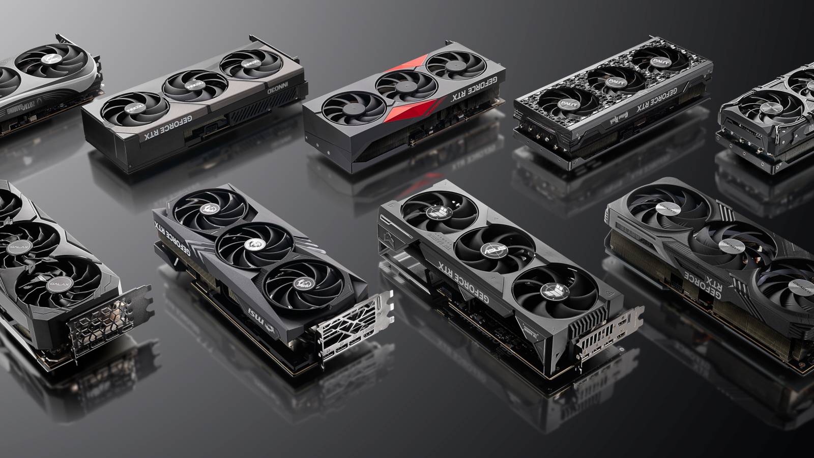 40 series gpus msi asus zotac